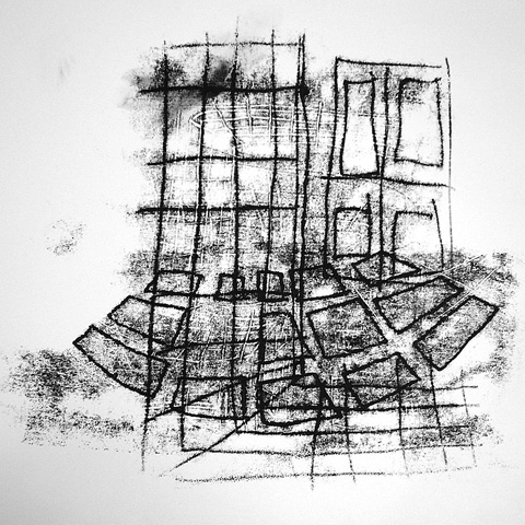 Grid: Tranfer Print Drawing