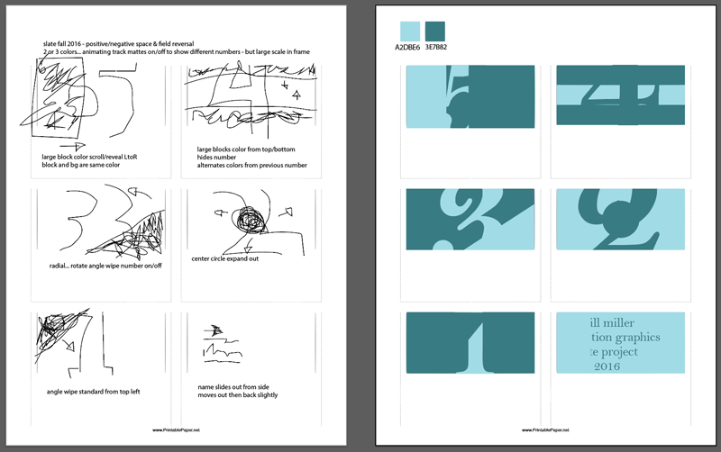 storyboarding project 1